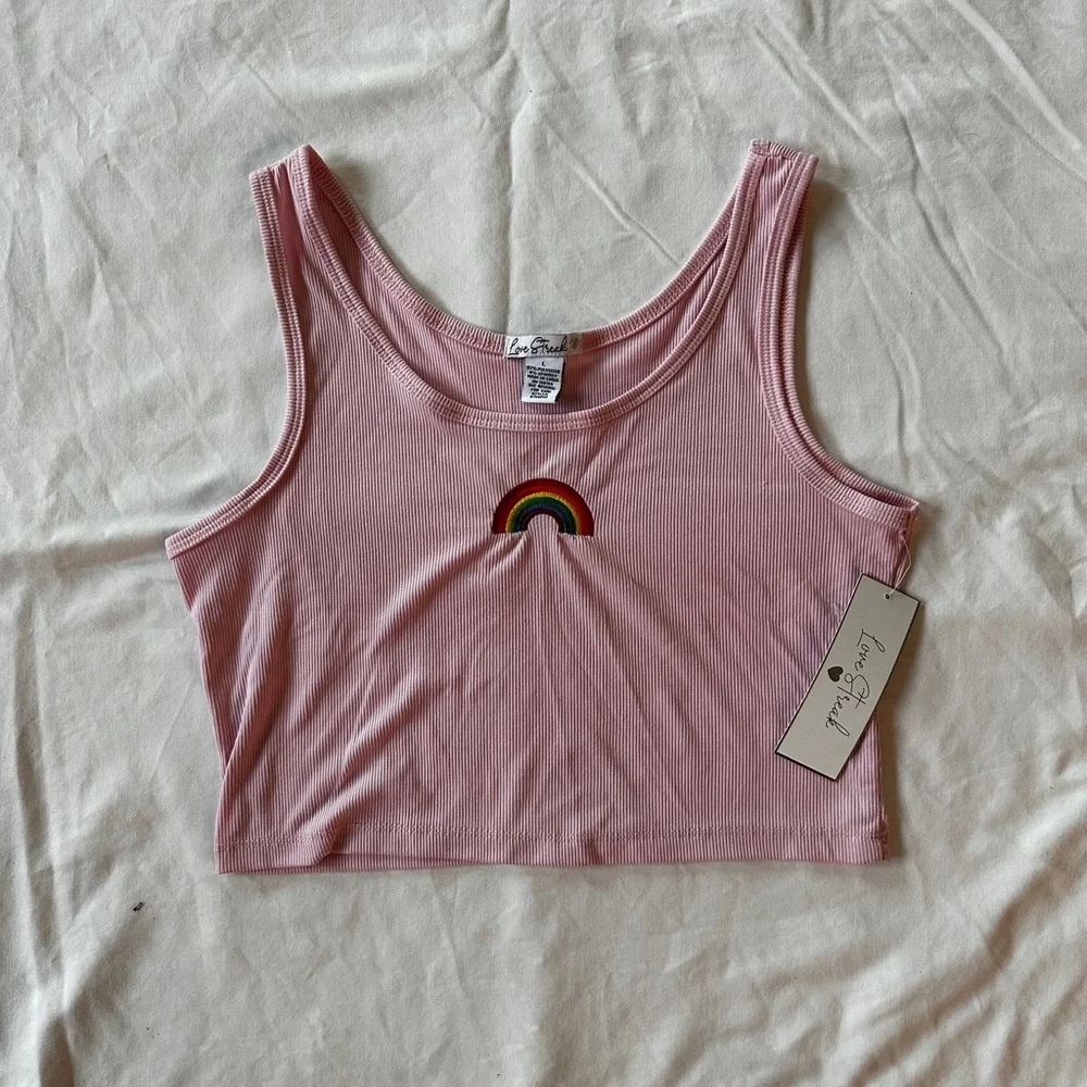 Pink Rainbow Tanktop - Picture 1 of 4